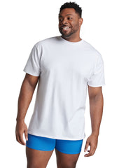 Fruit of the Loom Men's Undershirts, Moisture Wicking & Tag Free, Short Sleeve Crew T-Shirts