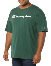 Champion Men's T-Shirt, Classic Graphic T-Shirt, Soft and Comfortable T-Shirts for Men, Script Logo (Reg. or Big & Tall)