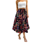 Maxi Skirts for Women with Pockets Long Midi Length Casual Skirt for Beach Party Holiday