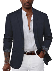 GRACE KARIN Men's Casual Blazer Suit Jackets 2 Button Lightweight Sport Coats