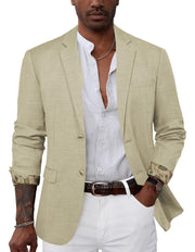 GRACE KARIN Men's Casual Blazer Suit Jackets 2 Button Lightweight Sport Coats