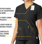 Carhartt Cross-Flex Women's Media Scrub Top