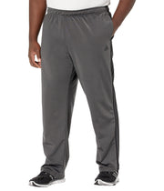 adidas Men's Essentials Warm-up Open Hem 3-stripes Tracksuit Bottoms, Black-white,