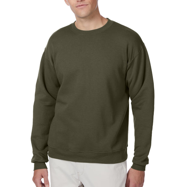 Hanes Men's EcoSmart Fleece, Pullover Crewneck Sweatshirt, 1 or 2 Pack