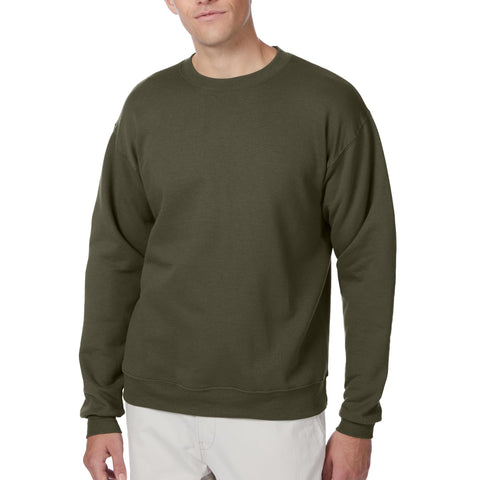 Hanes Men's EcoSmart Fleece, Pullover Crewneck Sweatshirt, 1 or 2 Pack