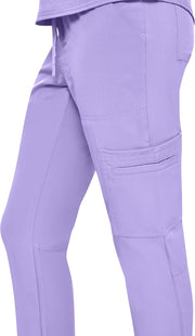 Natural Uniforms Womens 11 Pocket Cool Stretch Cargo Scrub Set with Regular and Petite Sizes