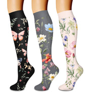Laite Hebe 3 Pack Medical Compression Sock-Compression Sock for Women and Men-Best for Running,Nursing,Sports