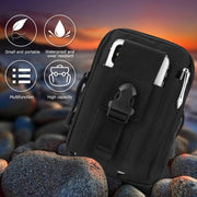 Tactical Waist Pouch EDC Molle Waist Bag Belt Phone Pouch Holster Purse Carrying Pouch for Smartphone, Tools