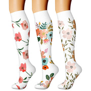 CHARMKING Compression Socks for Women & Men Circulation (3 Pairs) 15-20 mmHg is Best Support for Athletic Running Cycling