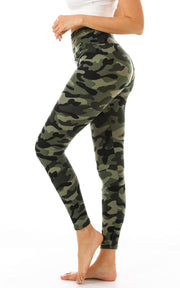 FULLSOFT Soft Leggings for Women - High Waisted Tummy Control No See Through Workout Yoga Pants