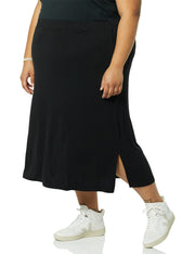 Amazon Essentials Women's Pull-On Knit Midi Skirt (Available in Plus Size)