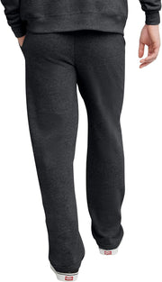 Hanes, EcoSmart Fleece Sweats for Men, Open Bottom Sweatpants, 30.5"