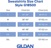 Gildan Unisex Adult Fleece Hoodie Sweatshirt, Style G18500, Multipack