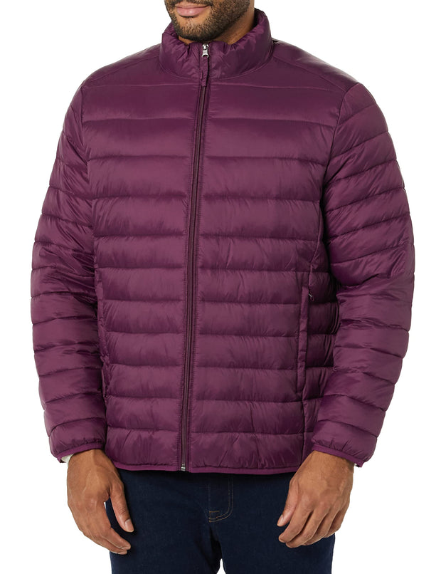 Amazon Essentials Men's Packable Lightweight Water-Resistant Puffer Jacket (Available in Big & Tall)