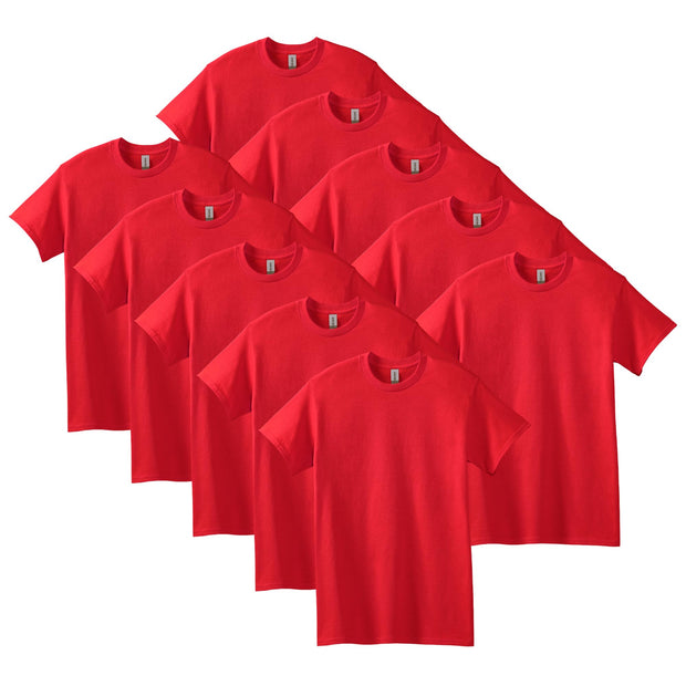 Gildan Unisex Adult Heavy Cotton T-Shirt, Style G5000, Multipack