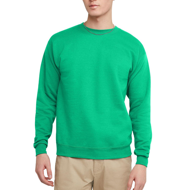 Hanes Men's EcoSmart Fleece, Pullover Crewneck Sweatshirt, 1 or 2 Pack