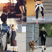 NexiEpoch High Waisted Leggings for Women - Black Tummy Control Compression Soft Yoga Pants for Workout Reg & Plus Size