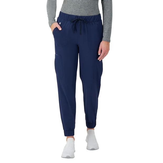 Hanes Women's Scrubs Cargo Joggers, Healthcare Scrub Joggers for Women, Moisture Wicking