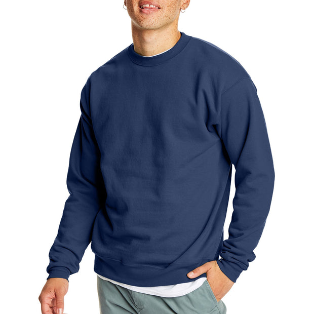Hanes Men's EcoSmart Fleece, Pullover Crewneck Sweatshirt, 1 or 2 Pack