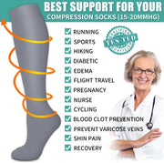 Laite Hebe 3 Pack Medical Compression Sock-Compression Sock for Women and Men-Best for Running,Nursing,Sports
