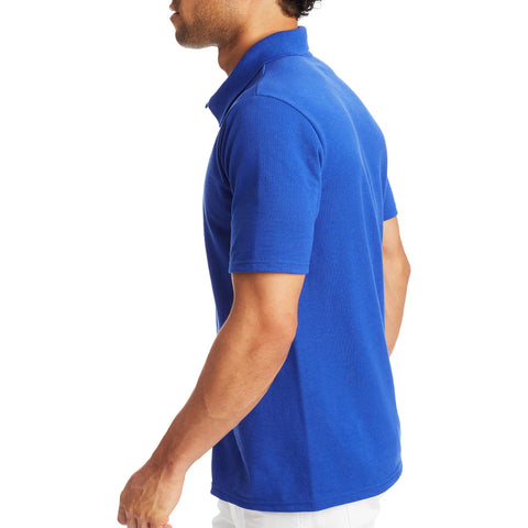 Hanes Men’s X-Temp Short Sleeve Polo Shirt, Midweight Men's Shirt