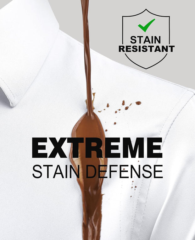 Alimens & Gentle Slim Fit Mens Dress Shirts Long Sleeve Dress Shirts for Men Stain Sheild Button Down Shirt Men Big