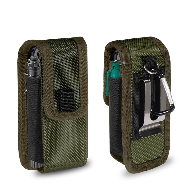 Kenobee Multitool Sheath EDC Pouch Compatible with Leatherman Wave Plus Wingman Surge Rebar, Multi-Purpose Belt Clip Tool Holder Bag, Utility Tactical Waist Pack Camping Hiking Pocket Organizer Case