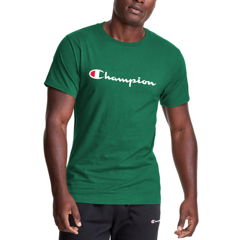 Champion Men's T-Shirt, Classic Graphic T-Shirt, Soft and Comfortable T-Shirts for Men, Script Logo (Reg. or Big & Tall)