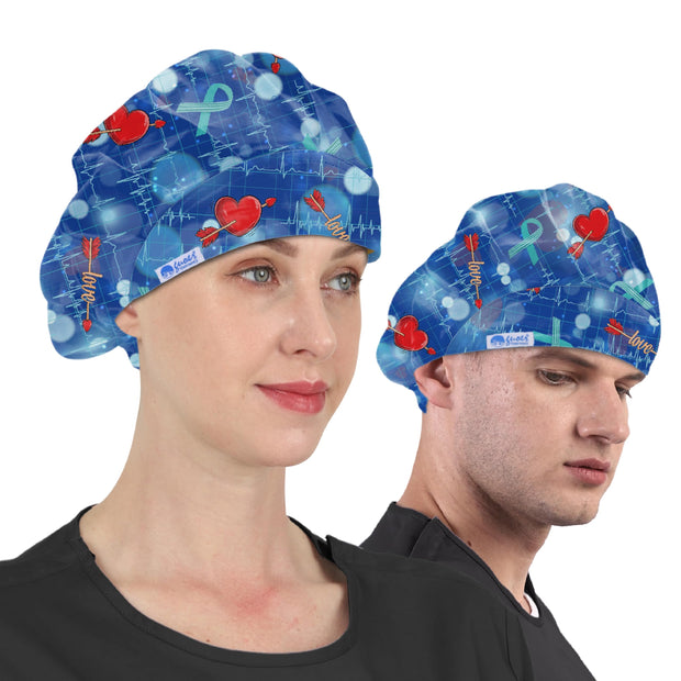 Hat Bouffant Cap One Size Multi Color