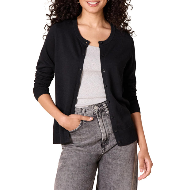 Amazon Essentials Women's Lightweight Crewneck Cardigan Sweater (Available in Plus Size)