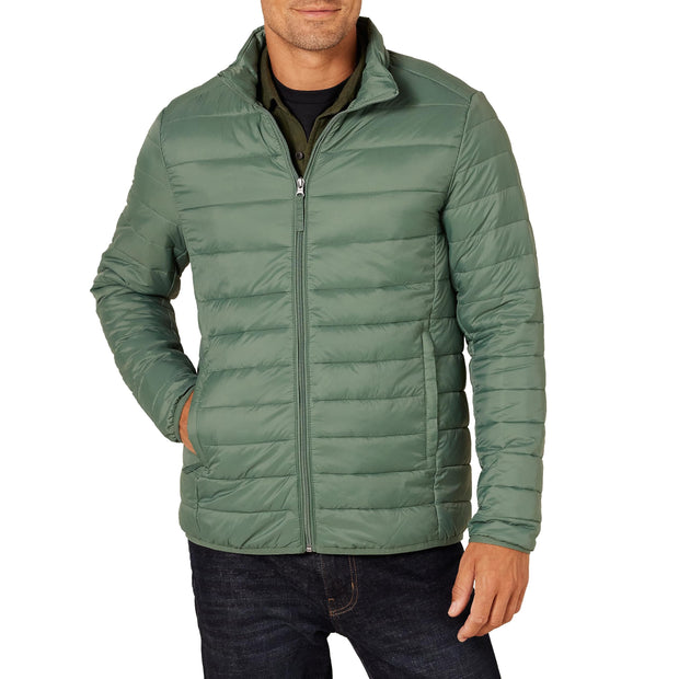 Amazon Essentials Men's Packable Lightweight Water-Resistant Puffer Jacket (Available in Big & Tall)