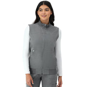 Hanes Women's Comfort Fit Scrubs Healthcare Vest, Moisture-Wicking Stretch Scrubs Vest for Women