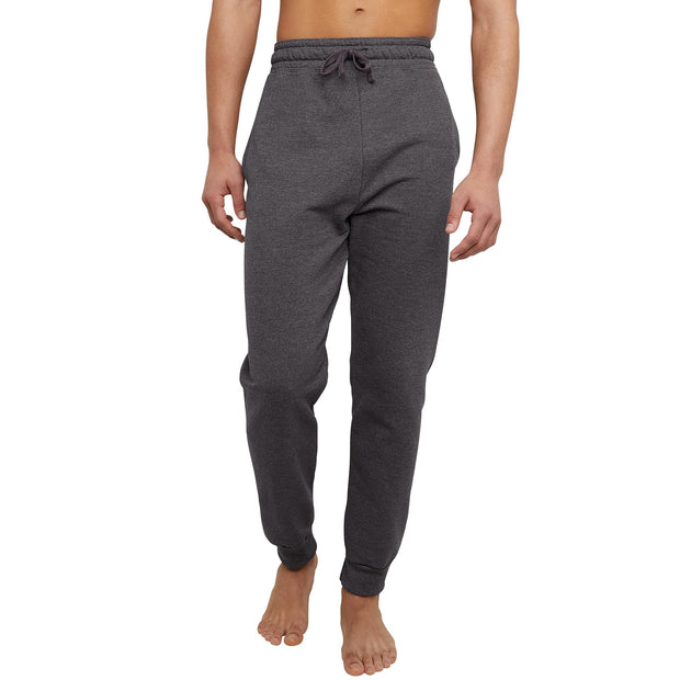 Hanes Men's Ecosmart Jogger Sweatpants, Men's Midweight Fleece Lounge Pants, 30.5