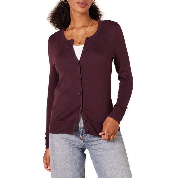 Amazon Essentials Women's Lightweight Crewneck Cardigan Sweater (Available in Plus Size)