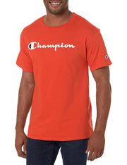 Champion Men's T-Shirt, Classic Graphic T-Shirt, Soft and Comfortable T-Shirts for Men, Script Logo (Reg. or Big & Tall)