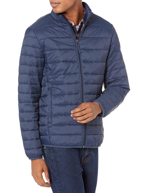 Amazon Essentials Men's Packable Lightweight Water-Resistant Puffer Jacket (Available in Big & Tall)