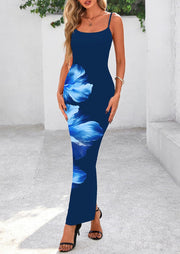PRETTYGARDEN Womens Floral Maxi Dress Summer 2025 Sexy Spaghetti Strap Slip Bodycon Mesh Beach Vacation Dresses