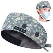 ABAMERICA Working Caps with Button and Sweatband, Adjustable Working Hats for Women Men, One Size(Tie Back or Toggle)