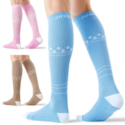 FITRELL 3 Pairs Compression Socks for Women and Men 20-30mmHg-Circulation Support Socks