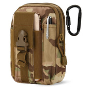 Tactical Waist Pouch EDC Molle Waist Bag Belt Phone Pouch Holster Purse Carrying Pouch for Smartphone, Tools