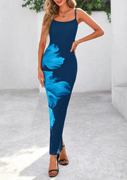 PRETTYGARDEN Womens Floral Maxi Dress Summer 2025 Sexy Spaghetti Strap Slip Bodycon Mesh Beach Vacation Dresses