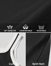 ZESICA Women's 2025 Summer Bodycon Midi Dress Casual Sleeveless Square Neck Side Slit Knit Vacation Long Dresses