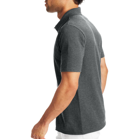 Hanes Men’s X-Temp Short Sleeve Polo Shirt, Midweight Men's Shirt