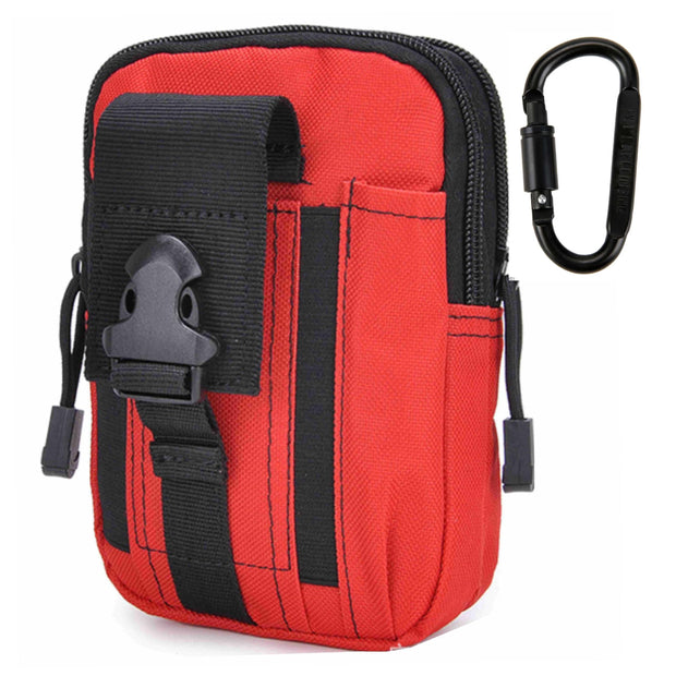 Tactical Waist Pouch EDC Molle Waist Bag Belt Phone Pouch Holster Purse Carrying Pouch for Smartphone, Tools
