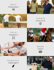 TELALEO 4/5 Pack Mens Polo Shirts Quick Dry Short Sleeve Golf T Shirt Performance Moisture Wicking Casual Workout