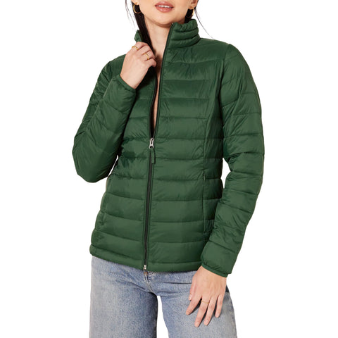 Amazon Essentials Women's Lightweight Water-Resistant Packable Puffer Jacket (Available in Plus Size)