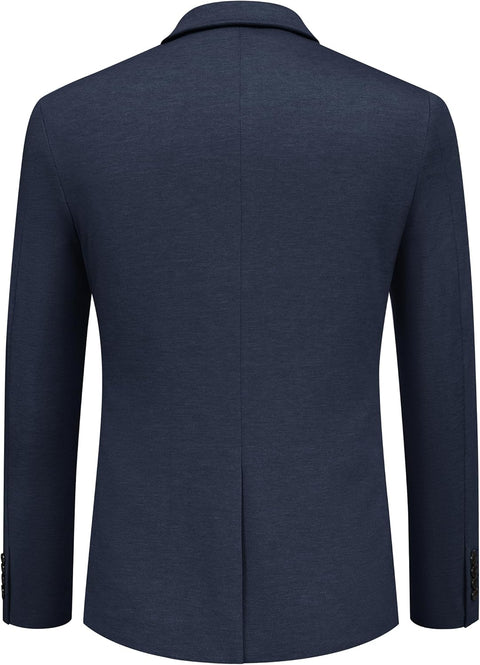 COOFANDY Men's Casual Knit Blazer Two Button Lightweight Sport Coats Suit Jacket