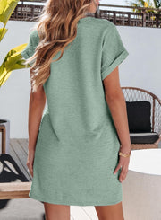 EVALESS Womens Summer Dresses Fashion 2025 Short Sleeve Spring Mini Dress Casual Beach Vacation Clothes Dresses