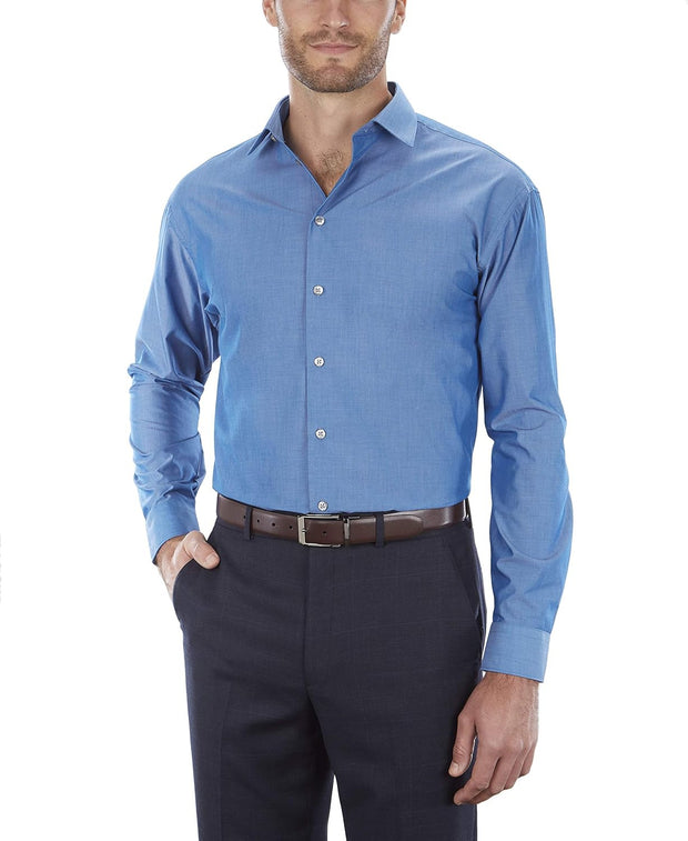 Kenneth Cole Men's Dress Shirt Regular Fit Solid
