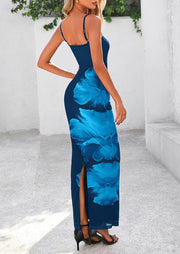 PRETTYGARDEN Womens Floral Maxi Dress Summer 2025 Sexy Spaghetti Strap Slip Bodycon Mesh Beach Vacation Dresses